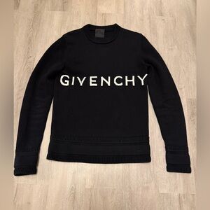 Givenchy Men's Black Knit 4G Sweater